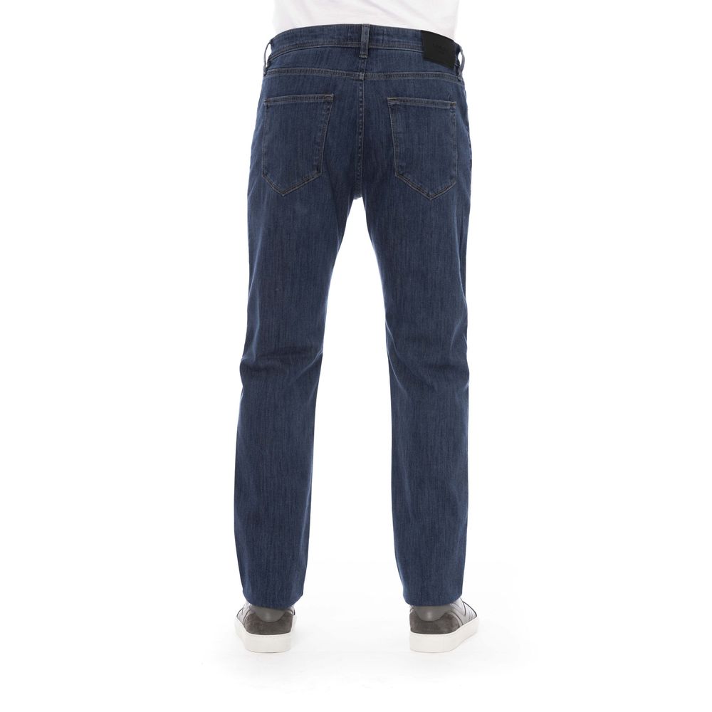 Blue Cotton Men's Jean