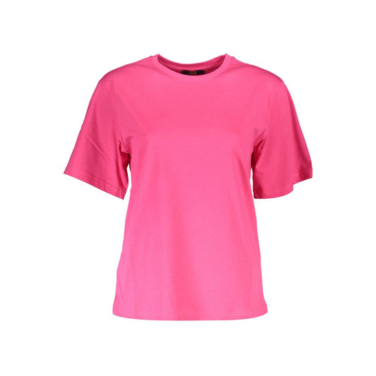 Chic Pink Slim Fit Logo Tee