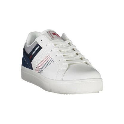 Sleek White Carrera Sneakers with Contrasting Accents