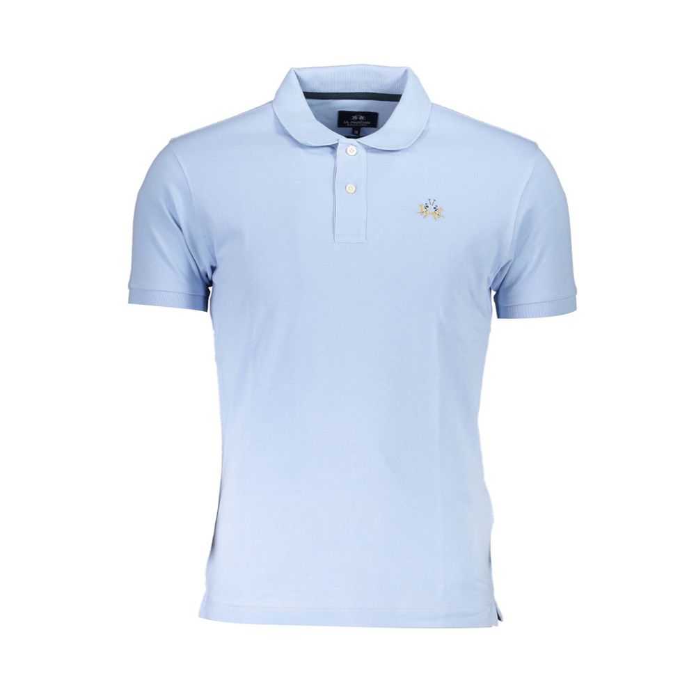 Light Blue Cotton Polo Shirt