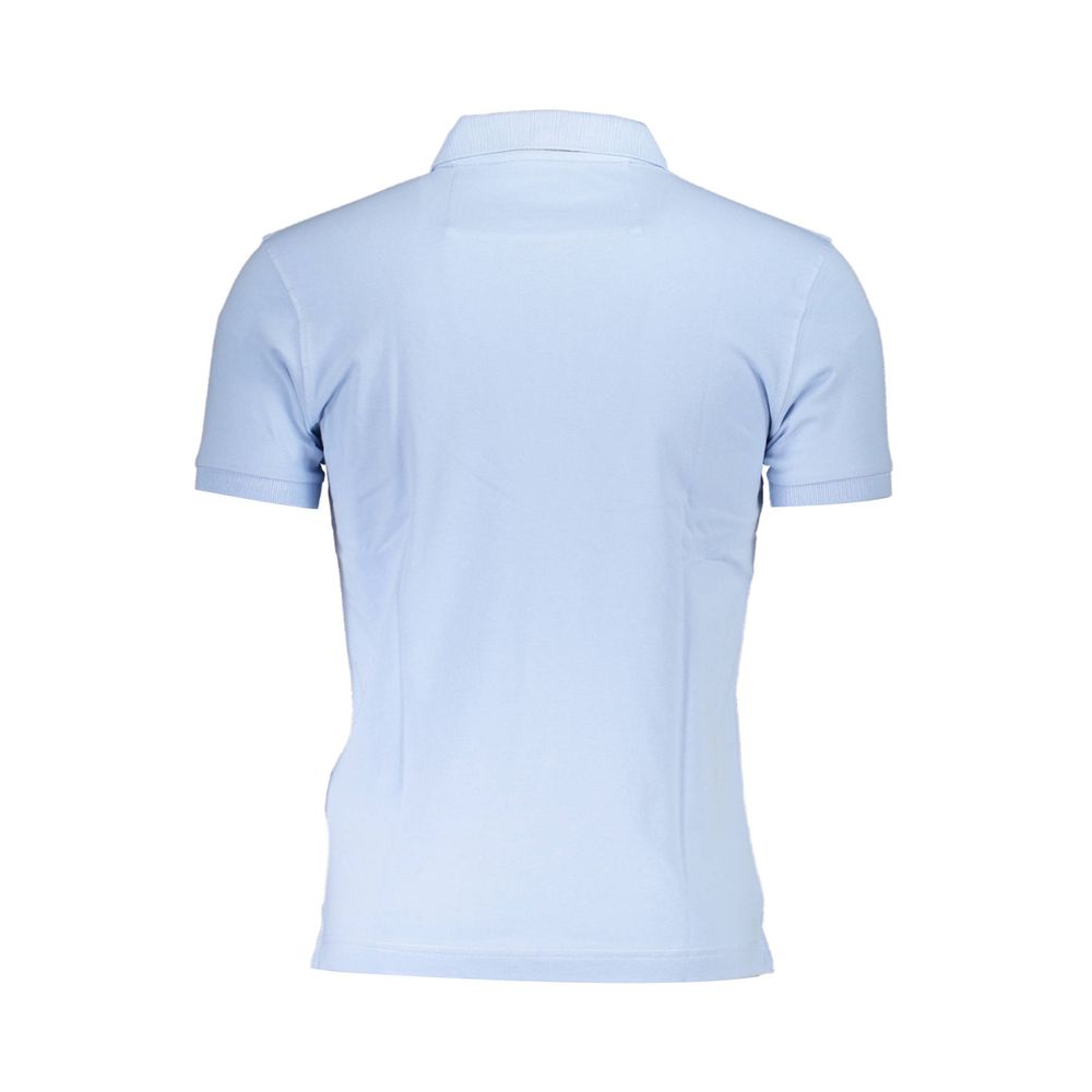 Light Blue Cotton Polo Shirt