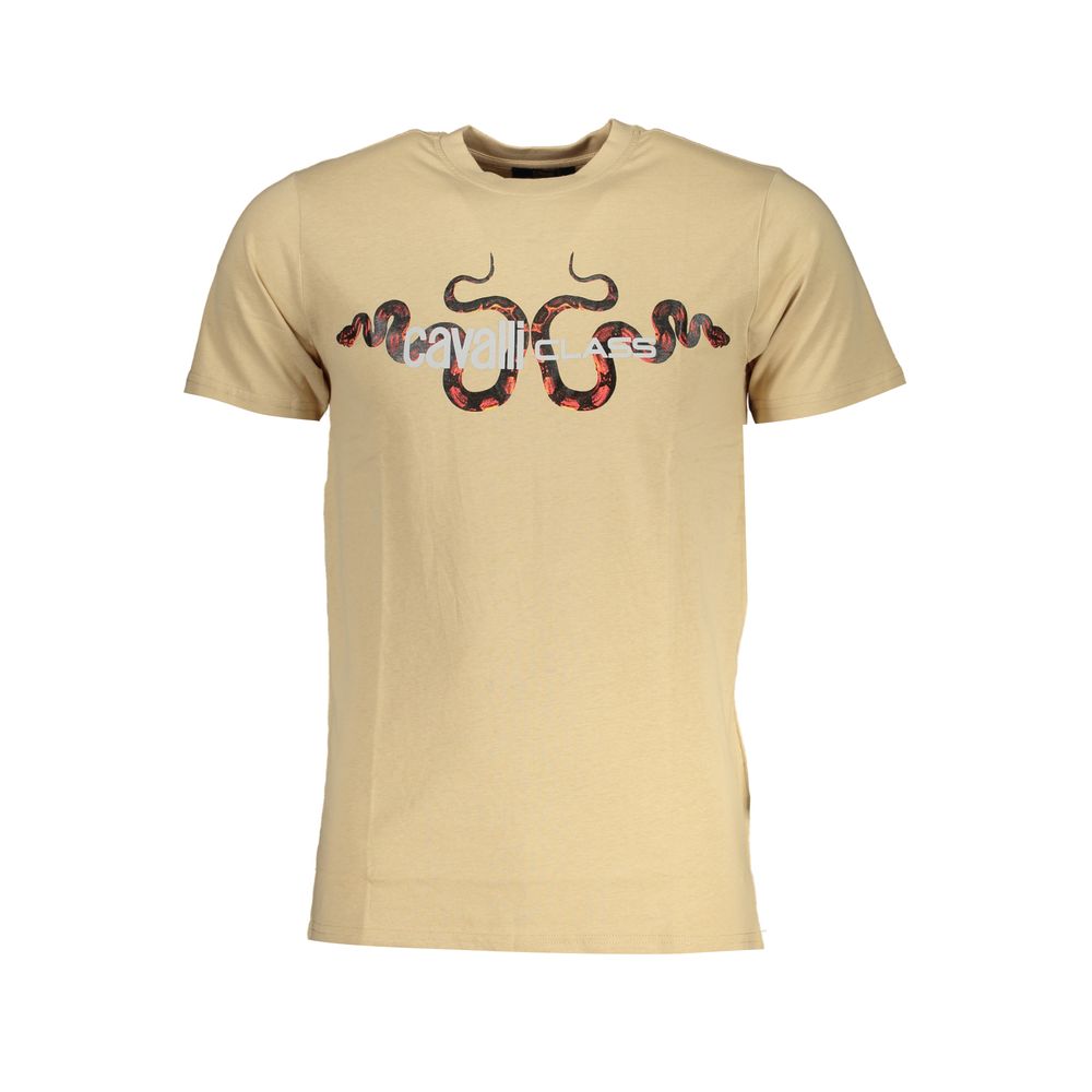 Beige Cotton T-Shirt