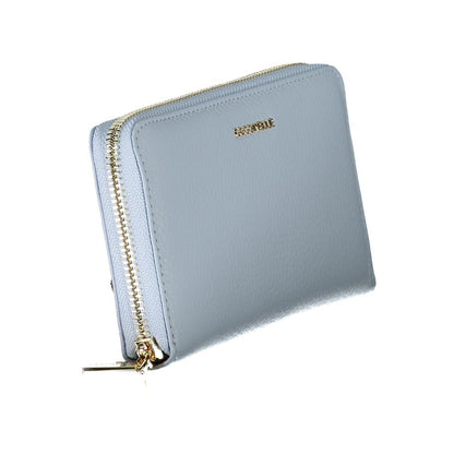 Light Blue Leather Wallet