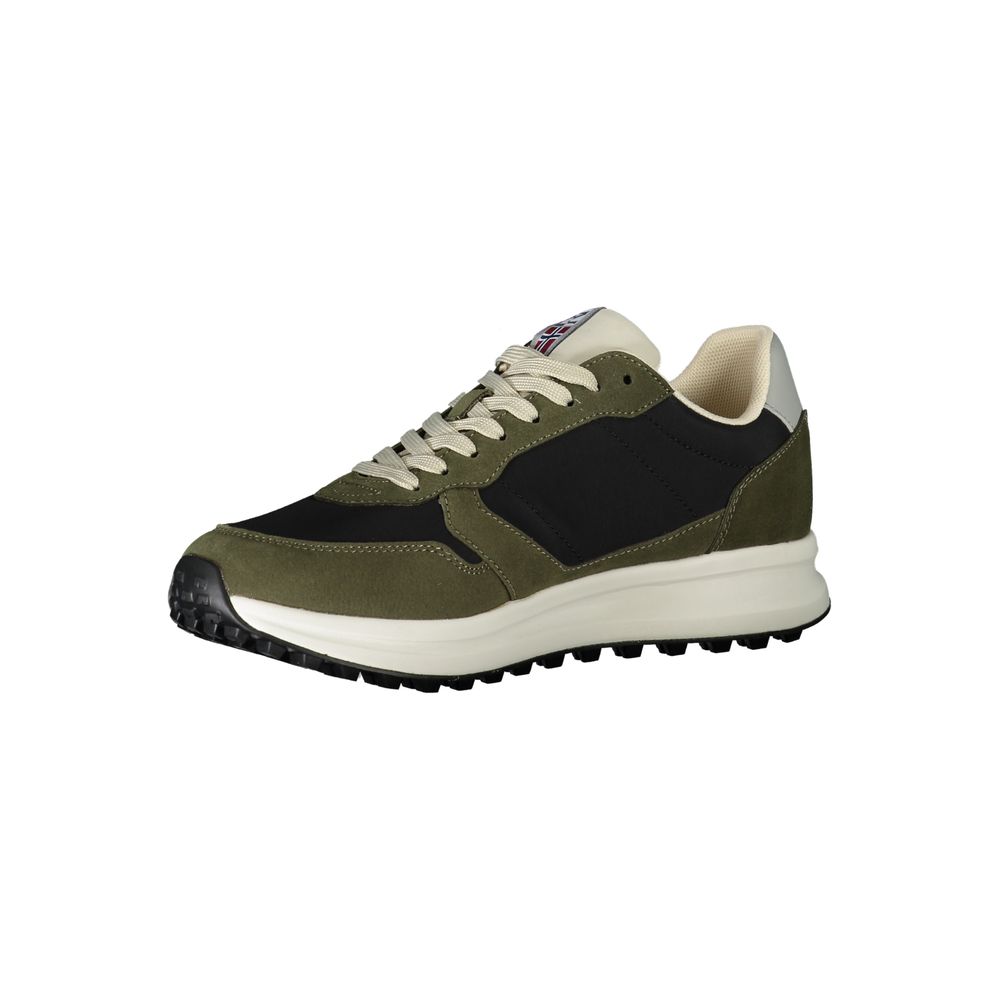 Green Polyester Sneaker