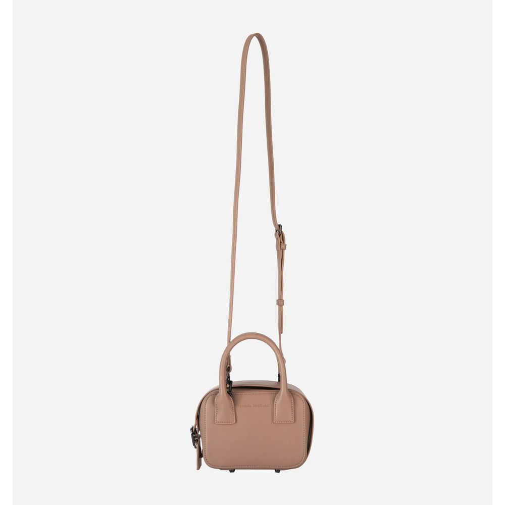 Beige Polyester Women Handbag