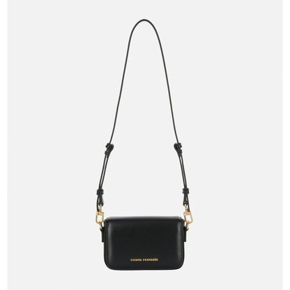 Black Polyester Women Shoulder Bag