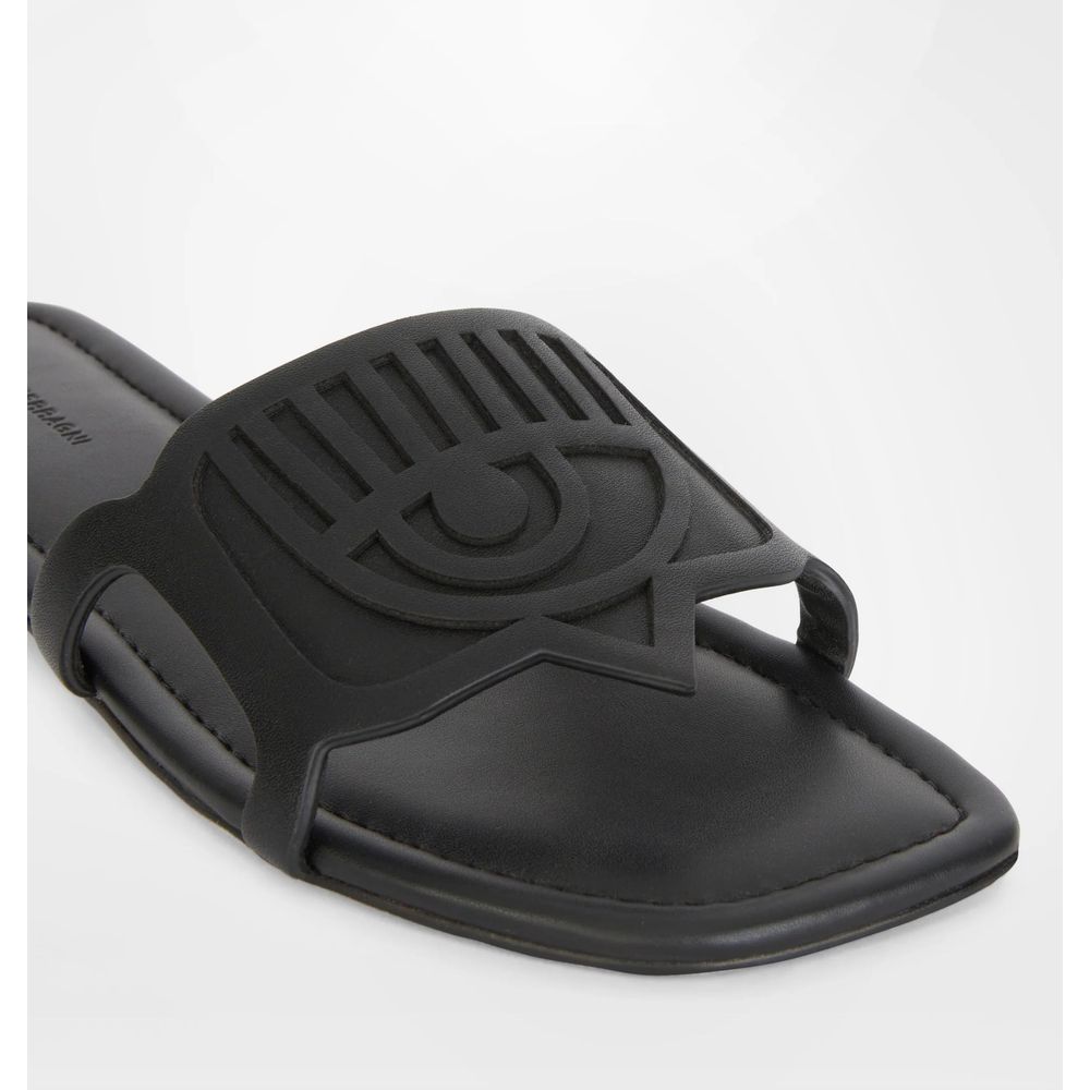 Black Polyethylene Women Sandal