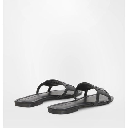 Black Polyethylene Women Sandal