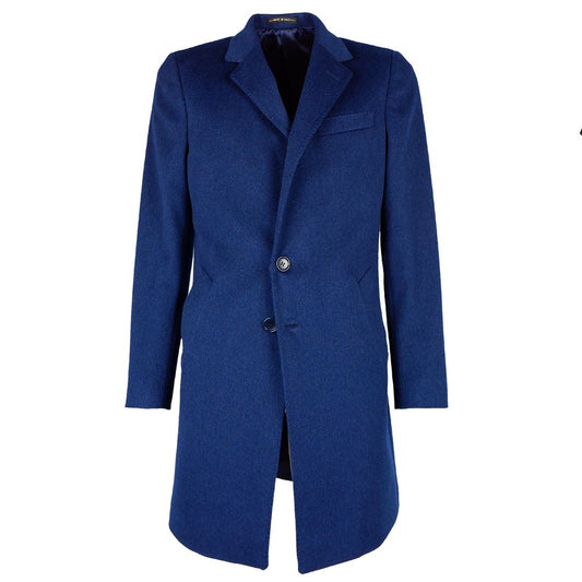 Blue Wool Vergine Jacket