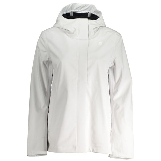 White Polyester Jackets & Coat