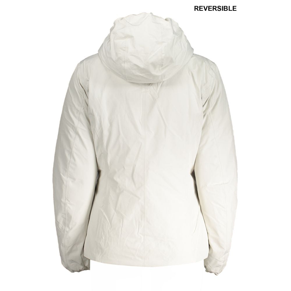 White Polyester Jackets & Coat