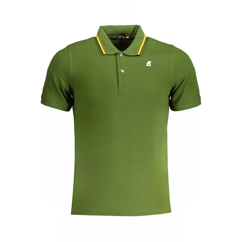 Green Cotton Polo Shirt