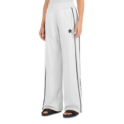 White Polyester Jeans & Pant