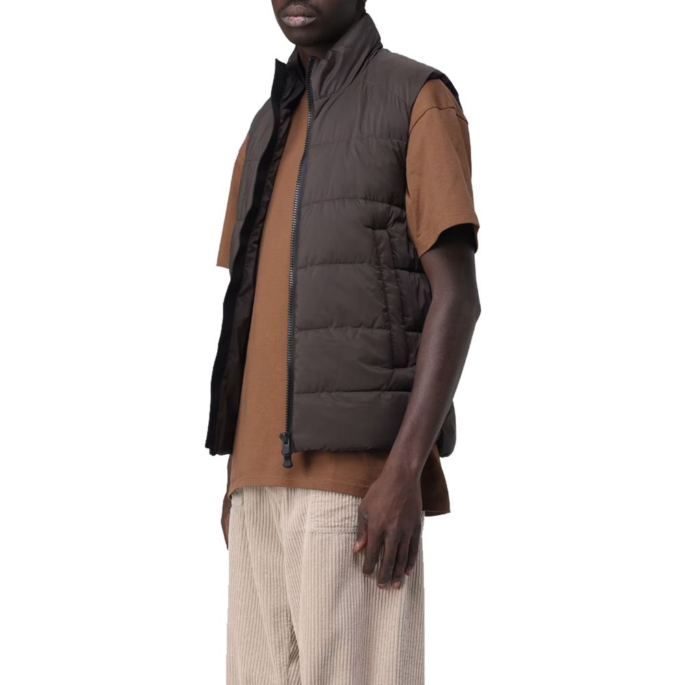 Brown Polyester Vest