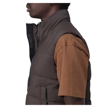 Brown Polyester Vest