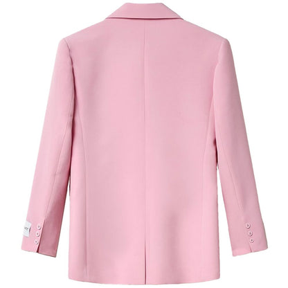 Pink Polyester Suits & Blazer