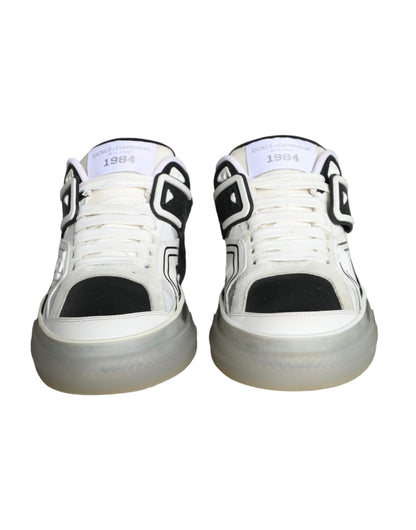 Black Silver Custom 2.Zero Low Top Sneakers Shoes