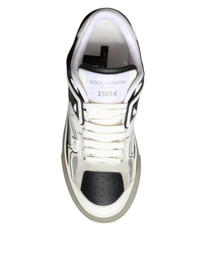 Black Silver Custom 2.Zero Low Top Sneakers Shoes