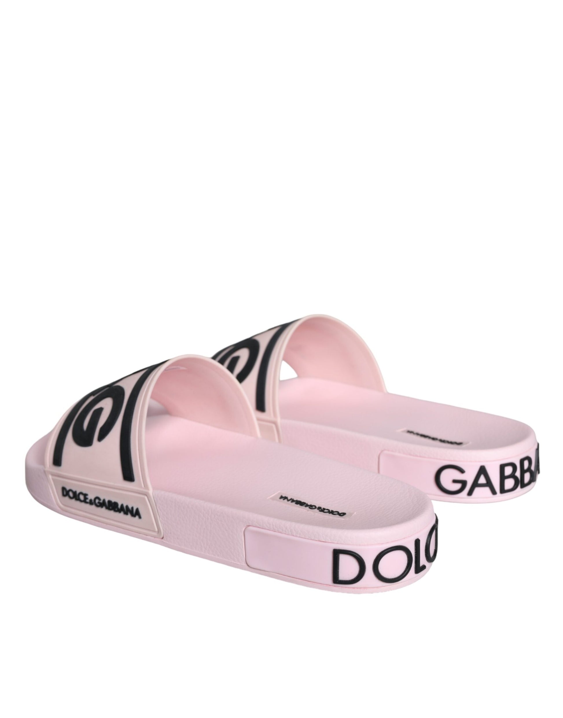 Black Pink Sandals Rubber Men Beachwear Shoes