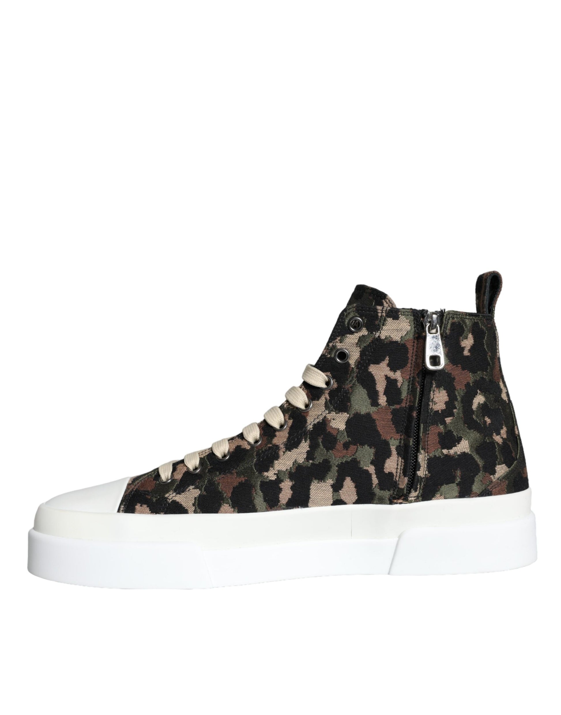 Multicolor Camouflage High Top Sneaker Shoes