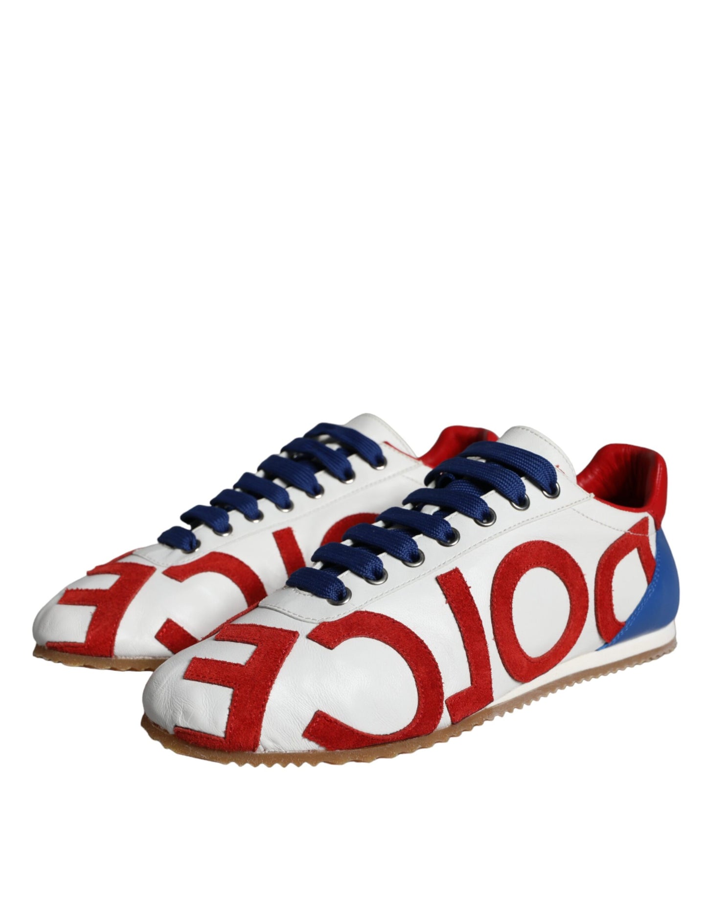 Multicolor Leather Logo Casual Sneakers Shoes