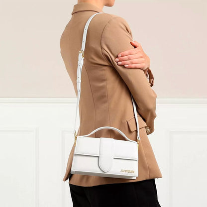 White Leather Crossbody Bag