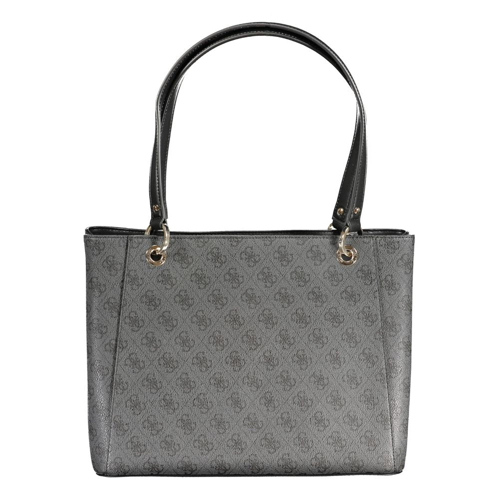 Gray Polyethylene Handbag