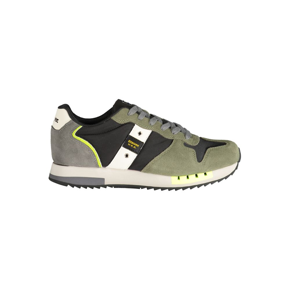 Green Polyester Sneaker