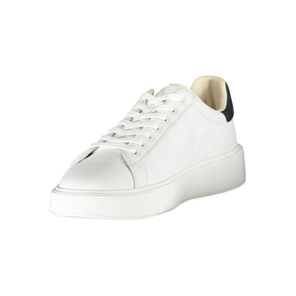 White Polyester Sneaker