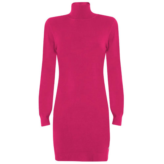 Fuchsia Viscose Dress