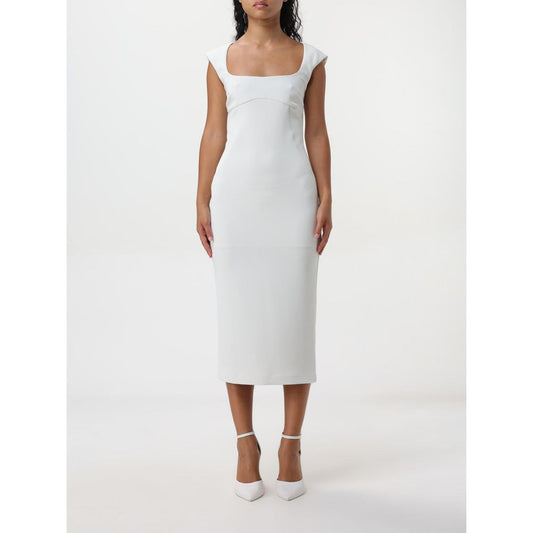 White Viscose Dress