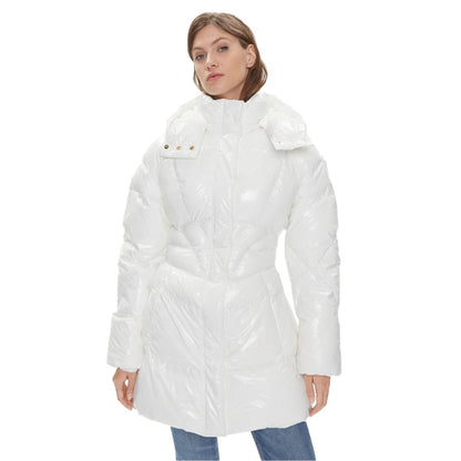 White Nylon Jackets & Coat