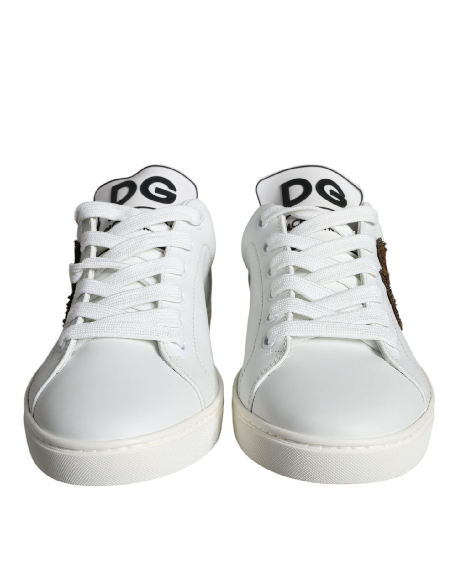 White Portofino Sacred Heart Sneakers Shoes