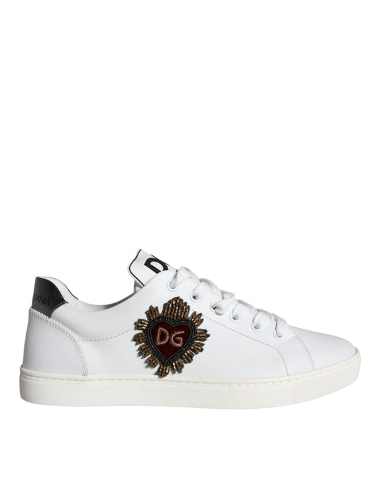 White Portofino Sacred Heart Sneakers Shoes