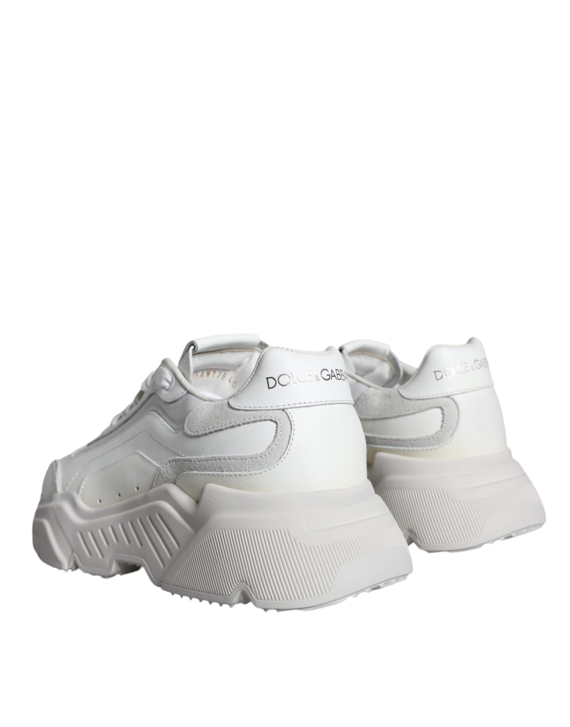 White DAYMASTER Calf Leather Sneakers Shoes