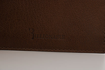 Elegant Leather Men's Wallet in Brown