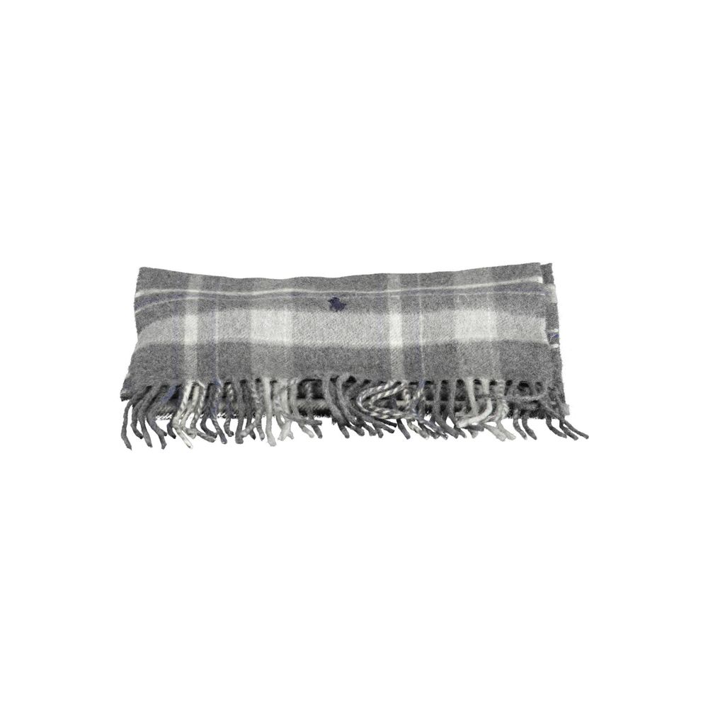 Gray Wool Scarf