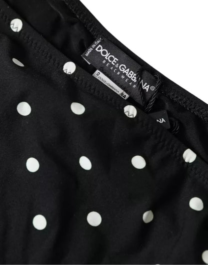 Black Polka Dot Swimwear Beachwear Bottom Bikini