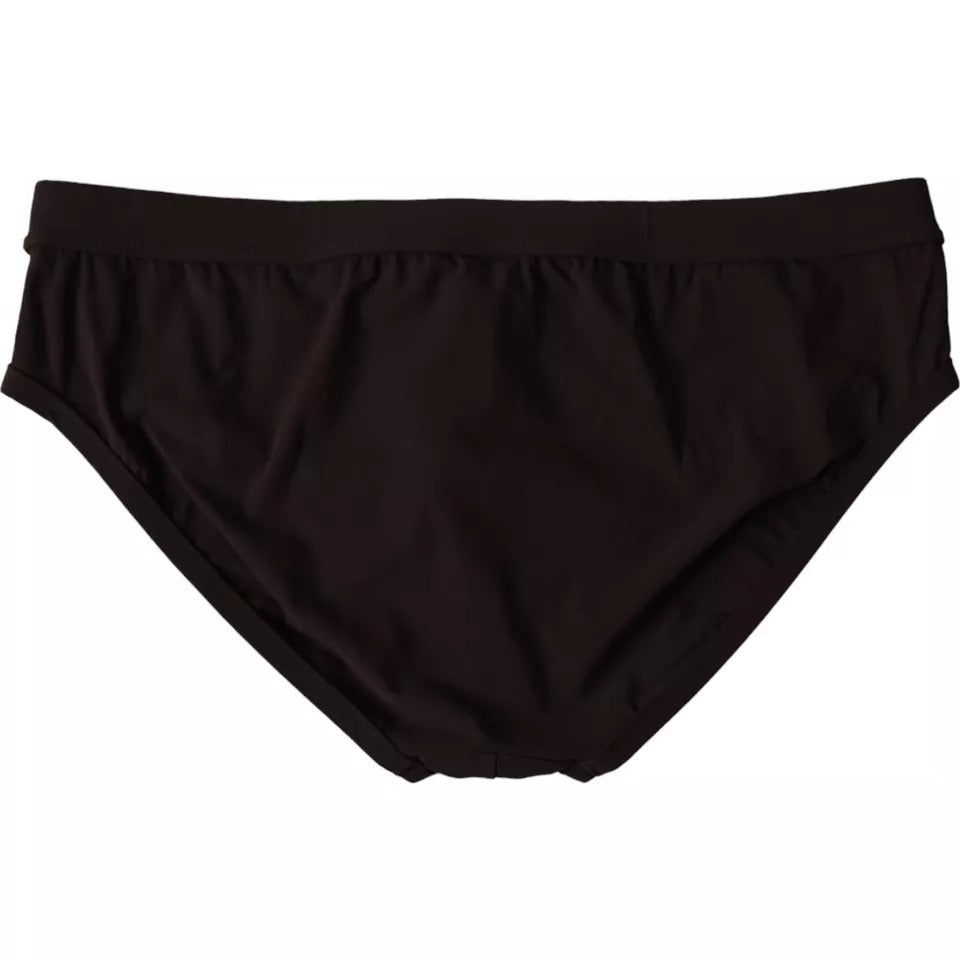 Black Nylon DG Logo Beachwear Brief Swimwear Men