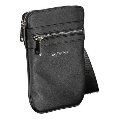 Black Polyethylene Shoulder Bag