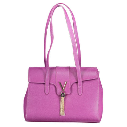 Purple Polyethylene Handbag