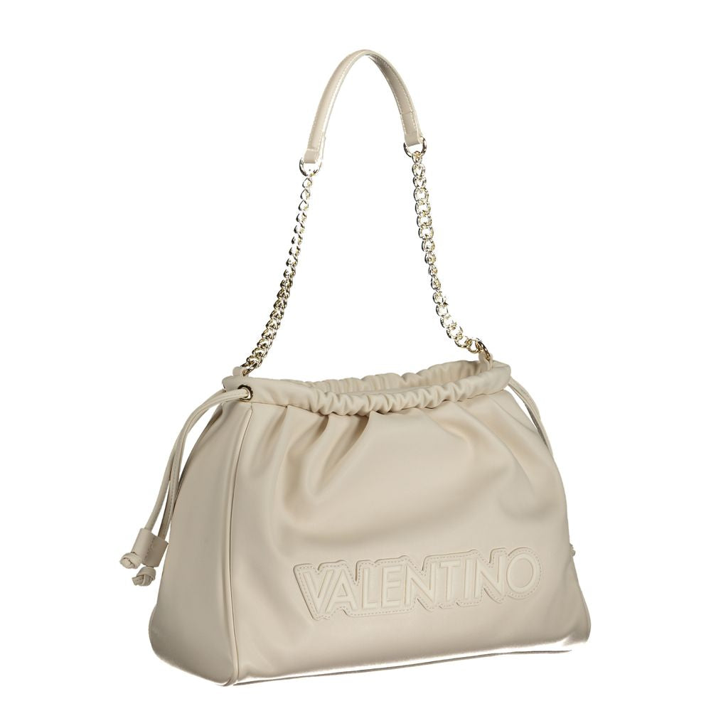 Beige Polyethylene Handbag