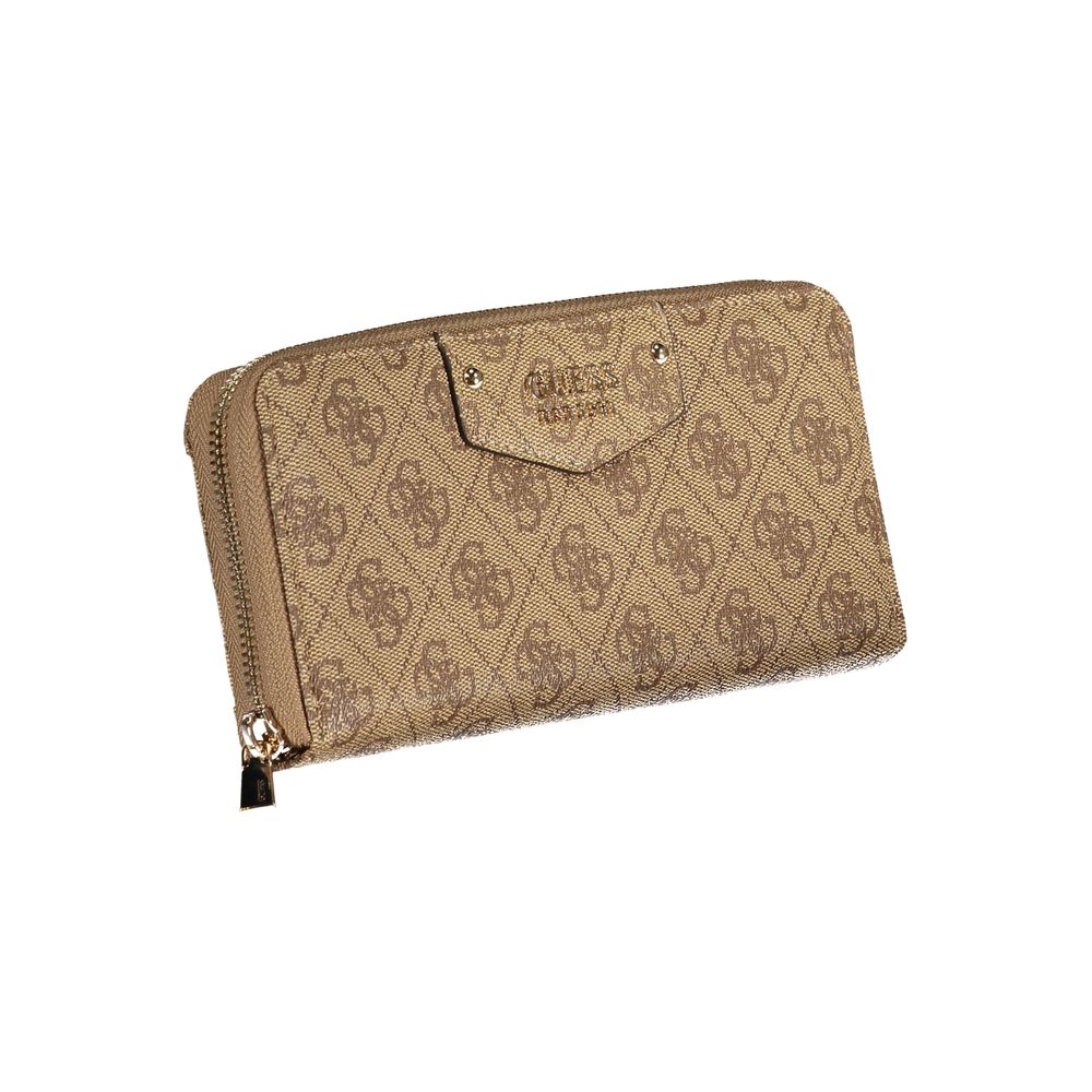 Beige Polyethylene Wallet