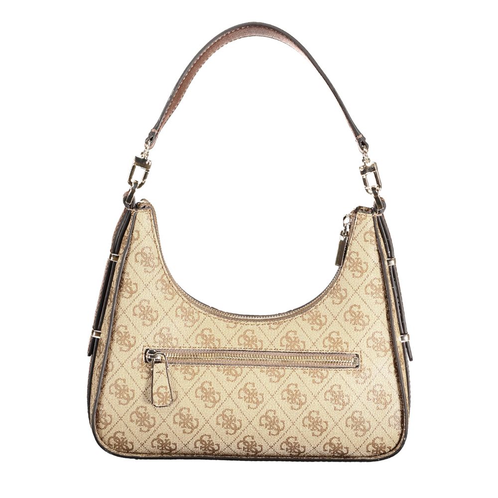 Beige Polyethylene Handbag