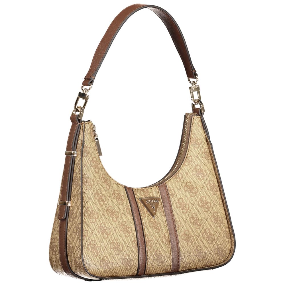 Beige Polyethylene Handbag