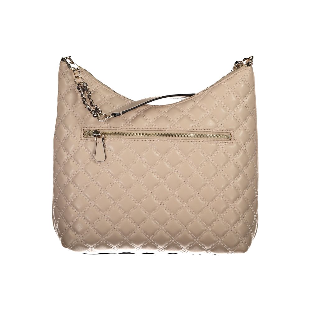 Beige Polyethylene Handbag