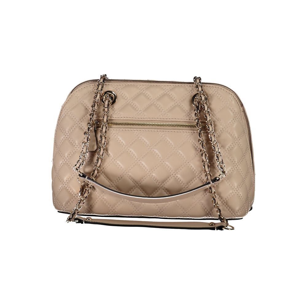 Beige Polyethylene Handbag