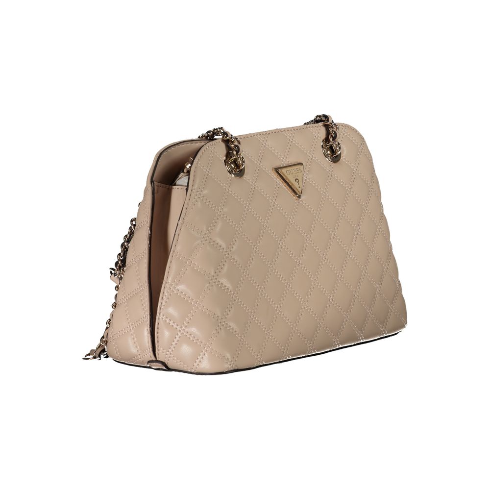 Beige Polyethylene Handbag