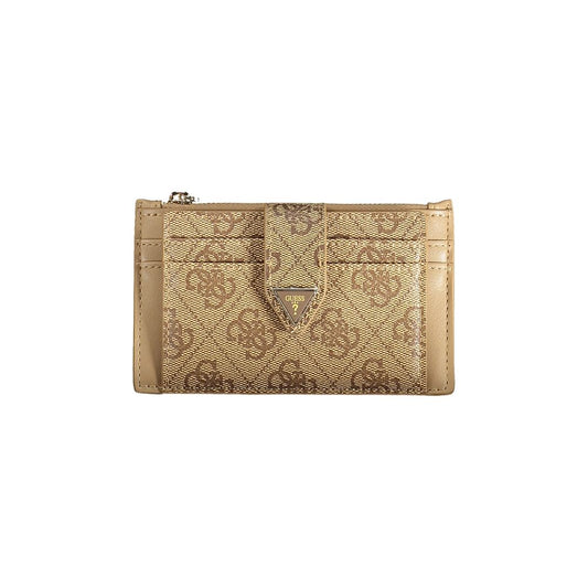 Beige Polyethylene Wallet