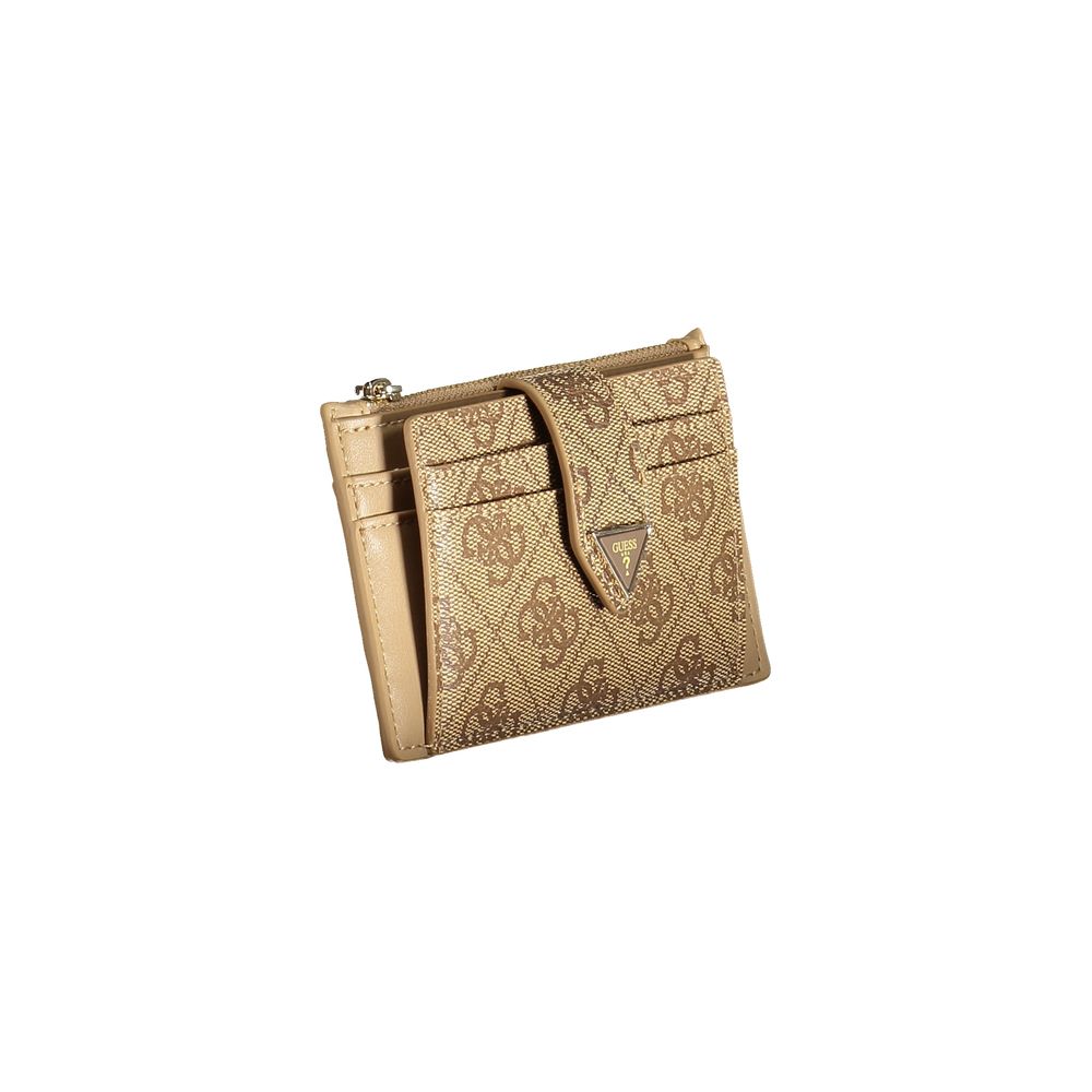 Beige Polyethylene Wallet